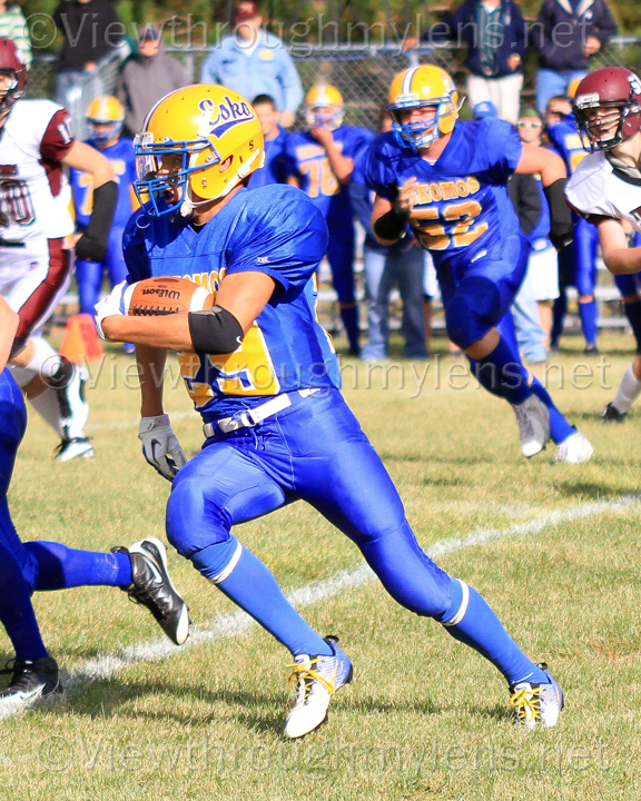 Wyatt Begay rushes vs. Two Harbors