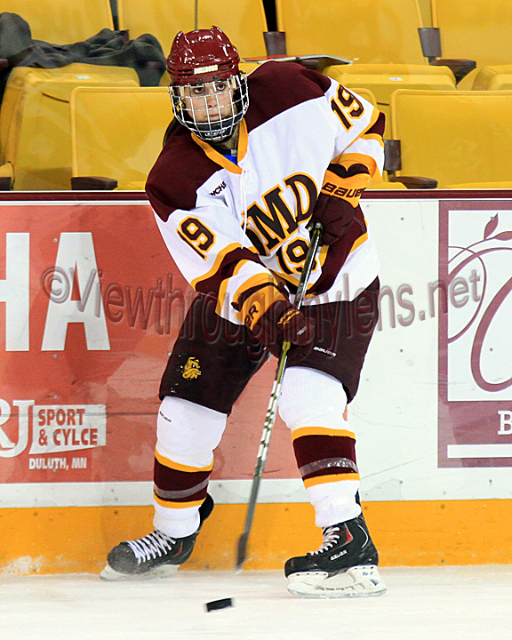 Jenna McParland scored her first two career goals on Saturday at UConn