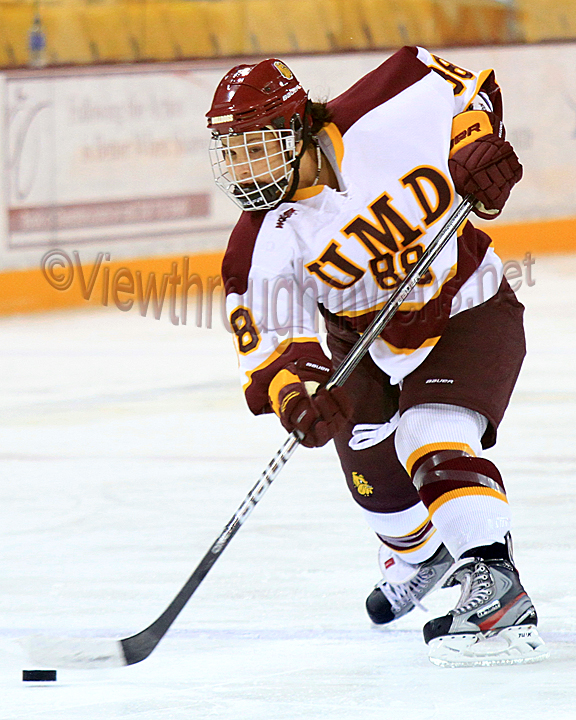 UMD Defenseman Brigette Lacquette scored her first career goal Sunday vs B.C.